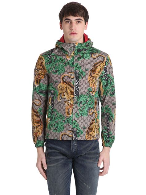 gucci tiger jacket nylon